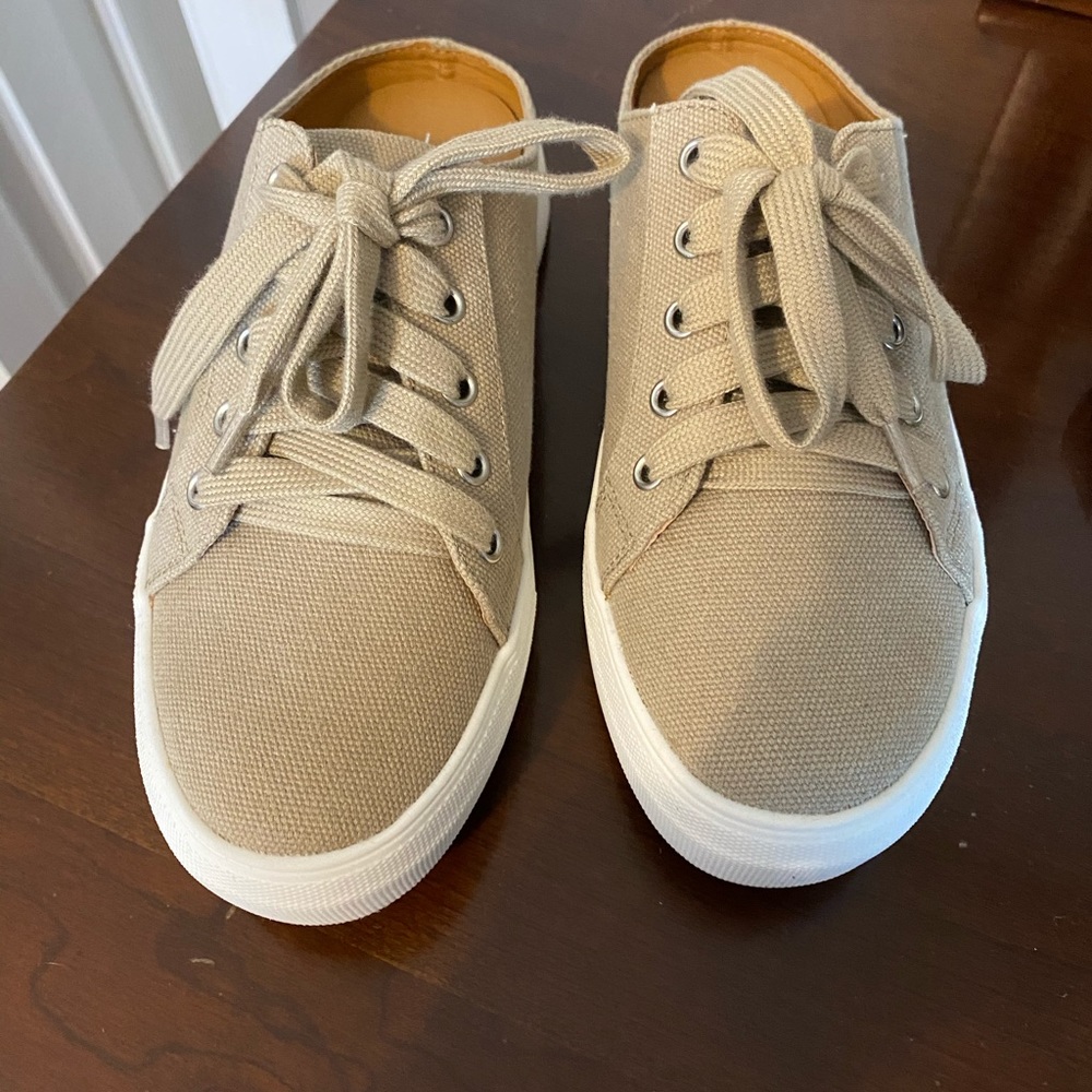 Brand new never worn slide sneakers